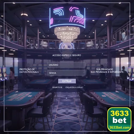 Tela de login com destaque para ofertas de bônus